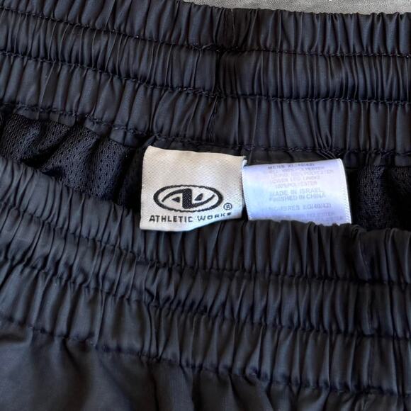 Vintage Y2K Athletic Works Black & Blue Baggy Grunge Opium Sweatpants - Picture 3 of 4